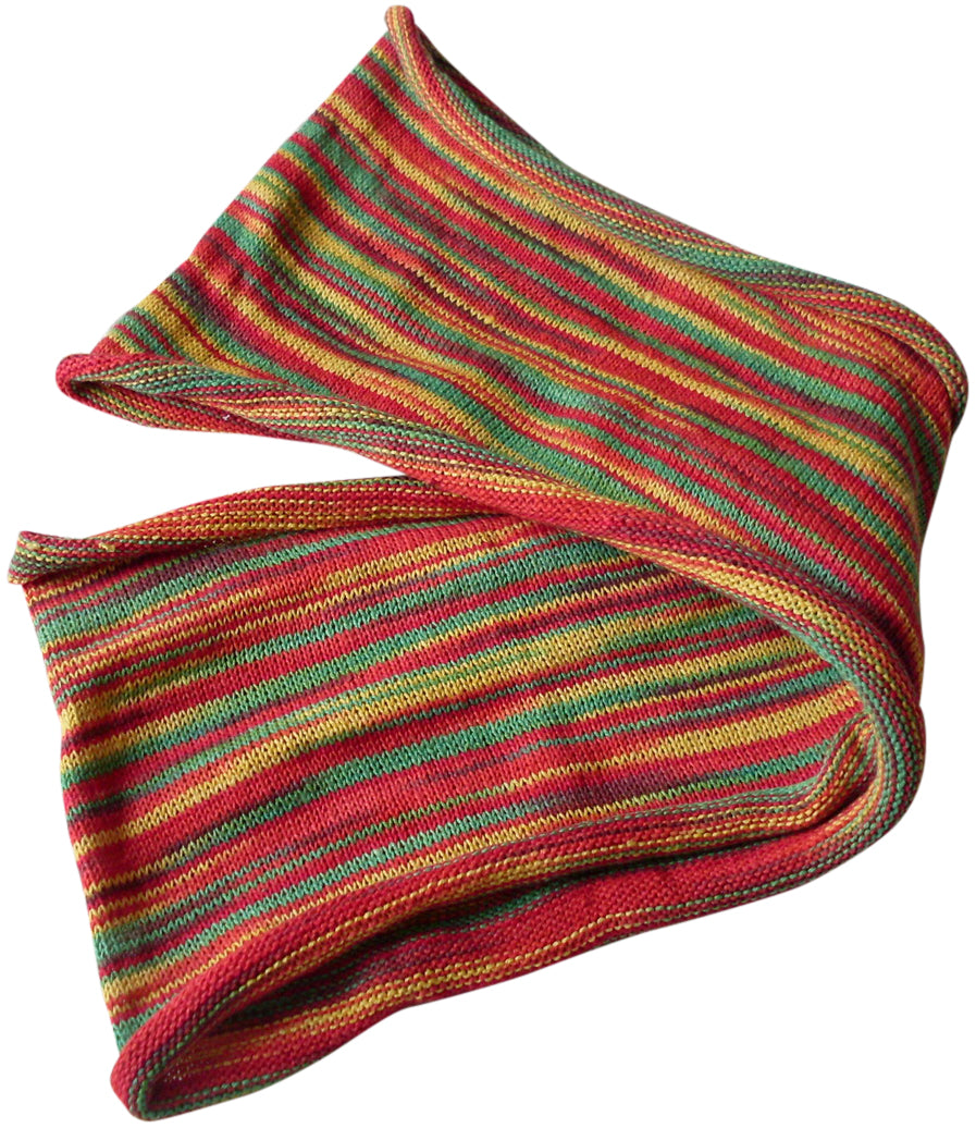 Fair Trade Cotton Knit Double Wrap Seamless Hippy Boho Stretch Hair Bands