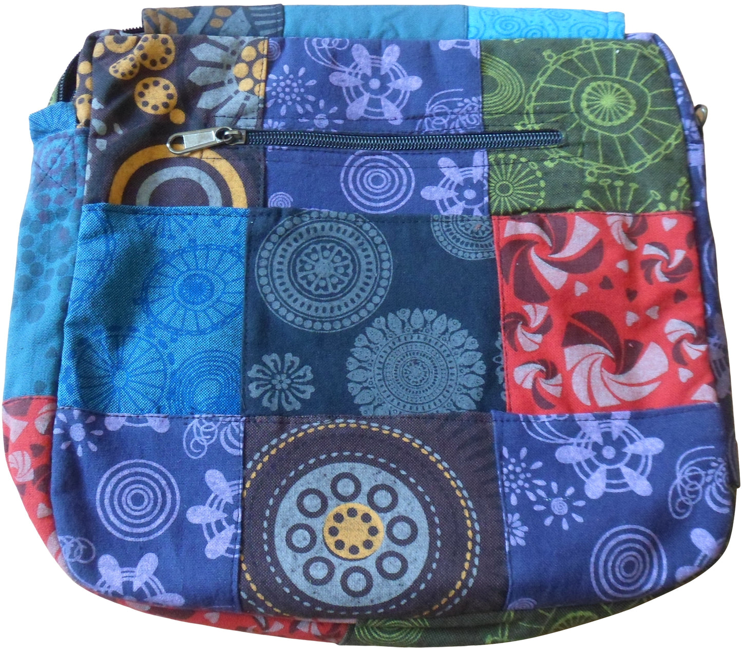 Fair Trade Cotton Patchwork Hippy Boho Shoulder Messenger Travel Bag