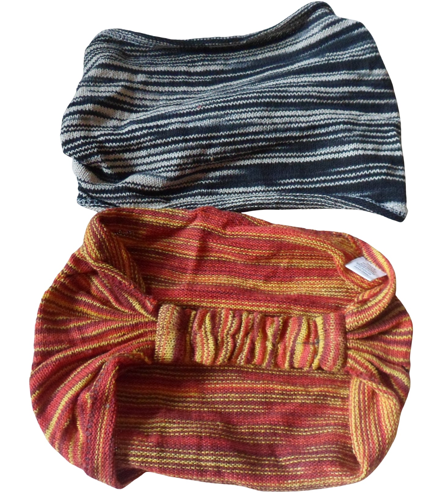 Fair Trade Cotton Hippy Boho Elasticated Hairband/Bandana - 2 Pack
